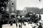 Powitanie Hallerczyków 1919 r. Śląska Biblioteka Cyfrowa 